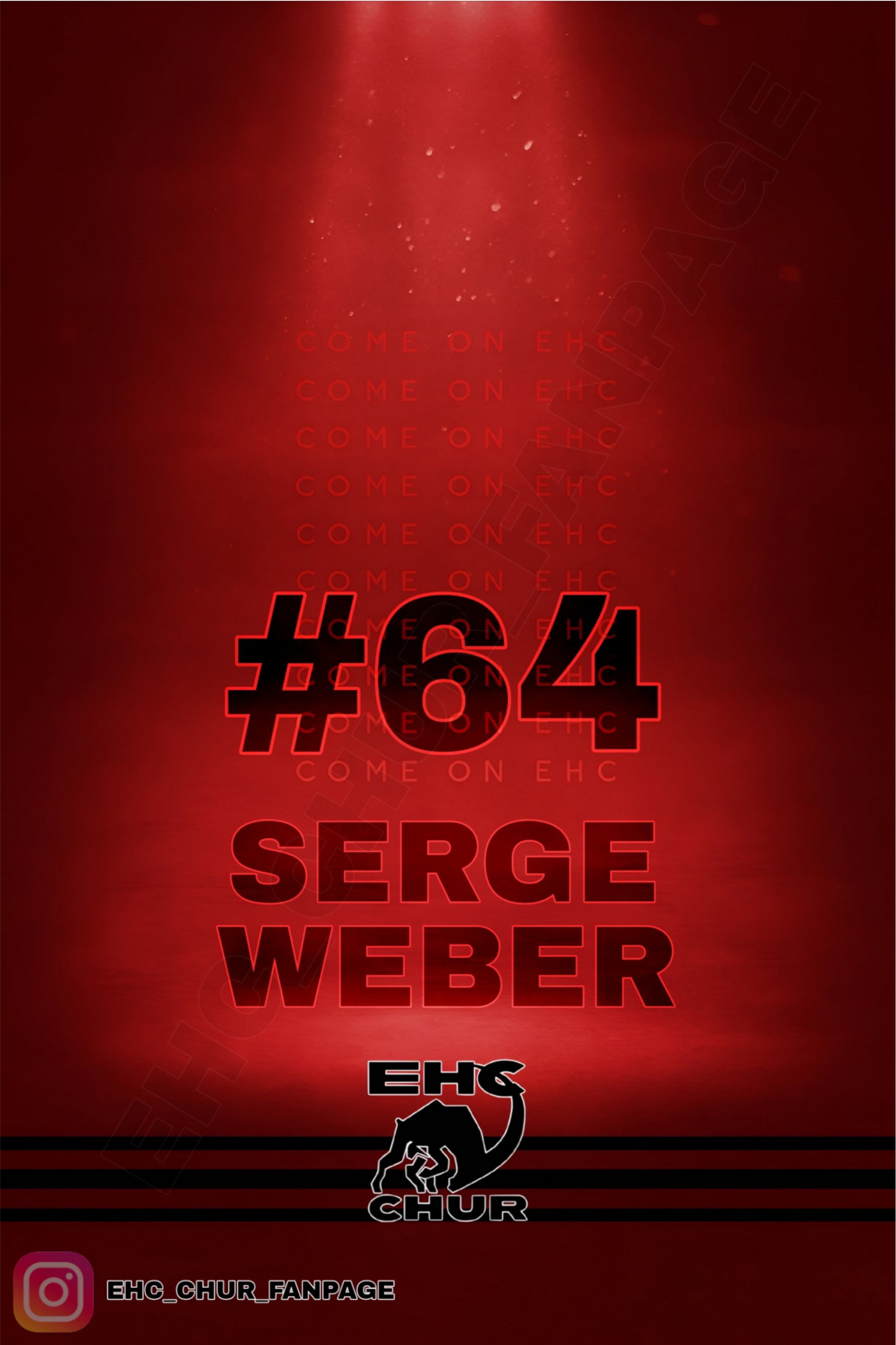 EHC Chur Sammelkarten Serge Weber