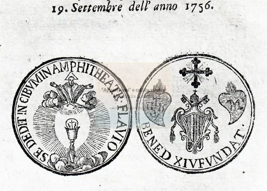 Medaglione Comunione Generale 1756