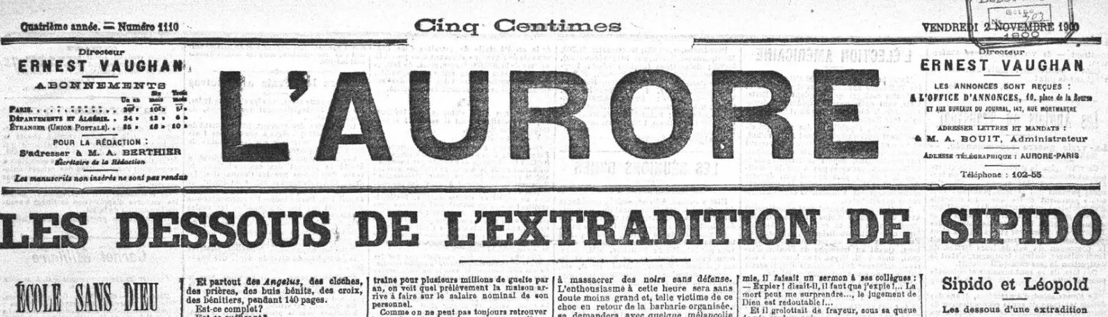 L'Aurore 2 novembre 1900.webp