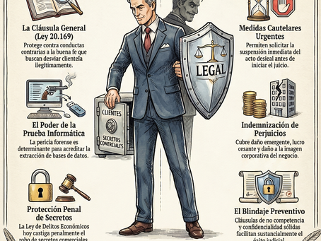 Cuando el ejecutivo se convierte en competidor:competencia desleal, prueba y acciones disponibles en Chile