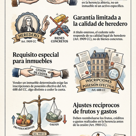 Cesión de derechos hereditarios: guía práctica para el heredero