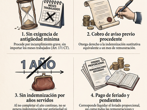 Autodespido antes de cumplir un año: efectos, prestaciones e indemnizaciones