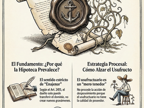 El usufructo constituido con posterioridad a una hipoteca: su eficacia frente al acreedor hipotecario