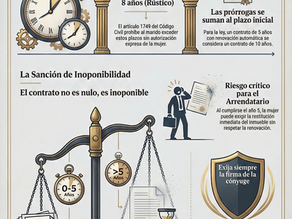 Arrendamiento en Sociedad Conyugal y la Trampa de la Renovación Automática: ¿Qué pasa cuando el plazo excede los 5 años?