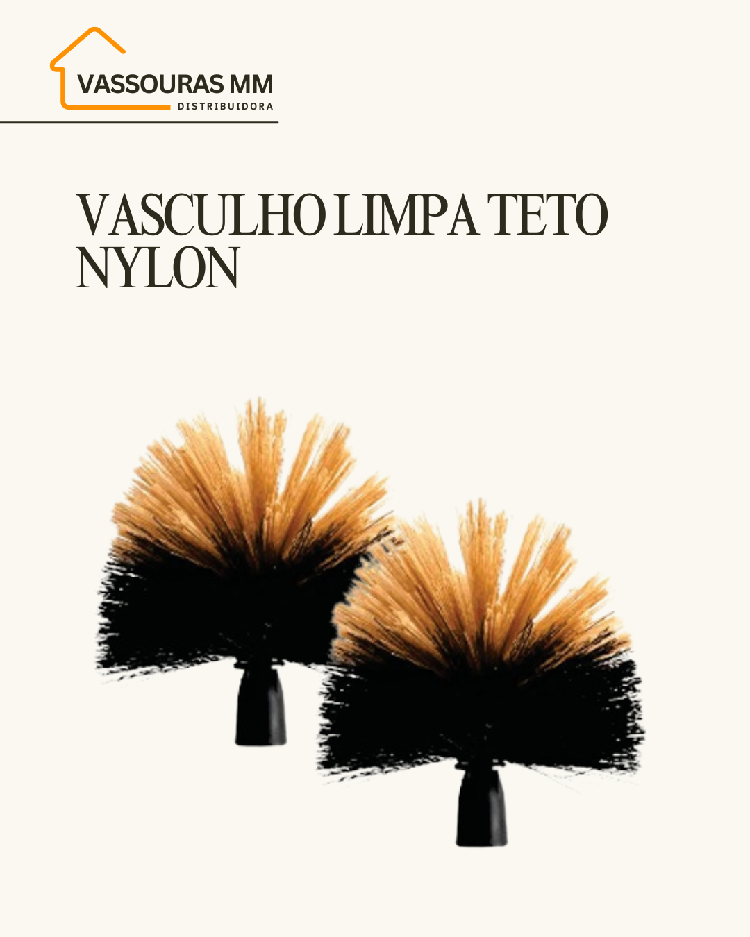Vasculho Limpa Teto Nylon