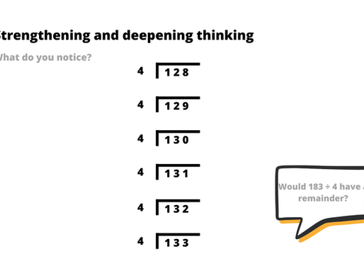 Mathematical thinking: A big idea for professional development.