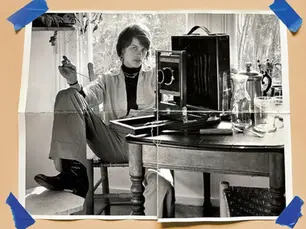 Sally Mann with her camera Art Work