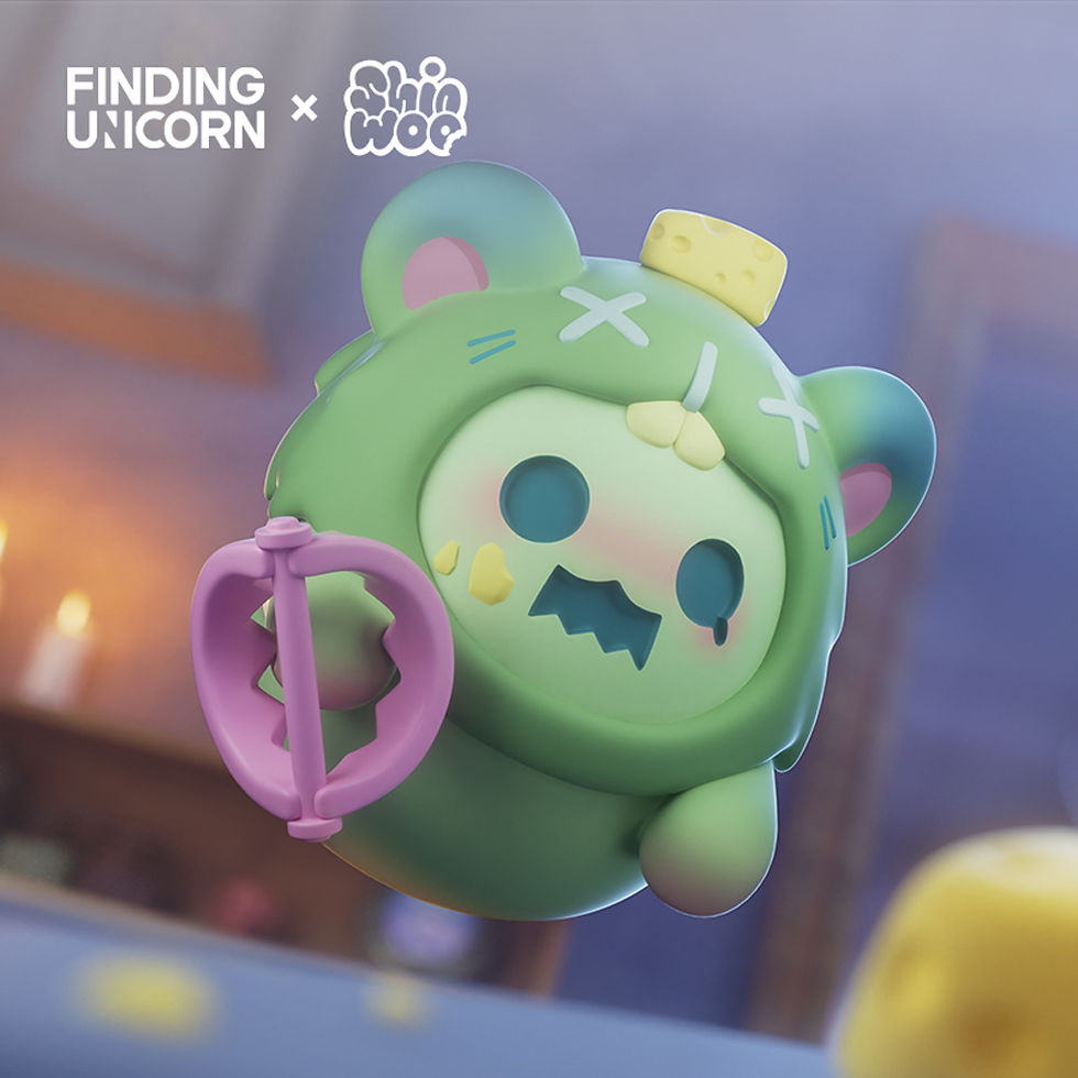 Thumbnail: FINDING UNICORN ShinWoo Ghost Bear House Series Blind Box