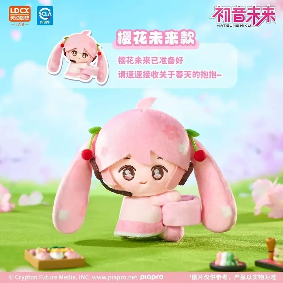 Thumbnail: LDCX HATSUNE MIKU Hugugu Plush Toys Series Blind Box