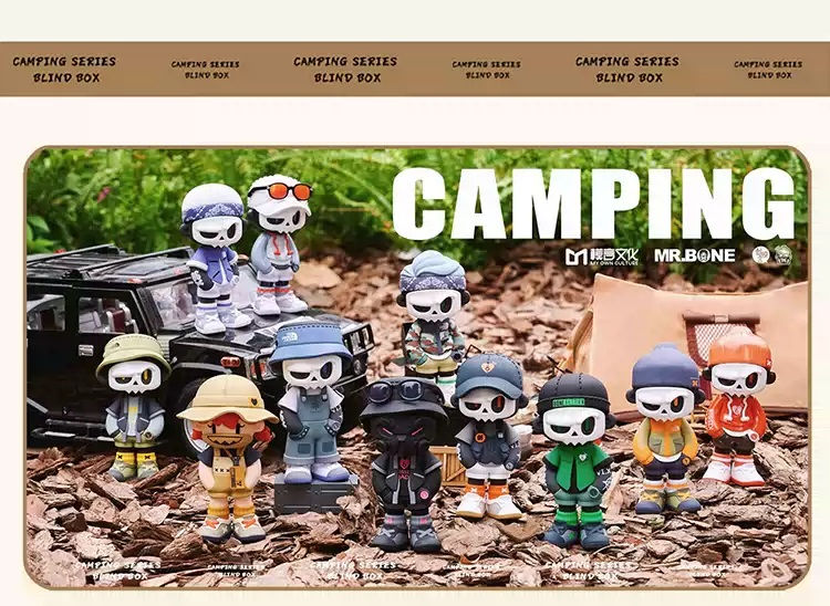 Thumbnail: Mytoys Mr.Bone Camping (4th Gen) Series Blind Box