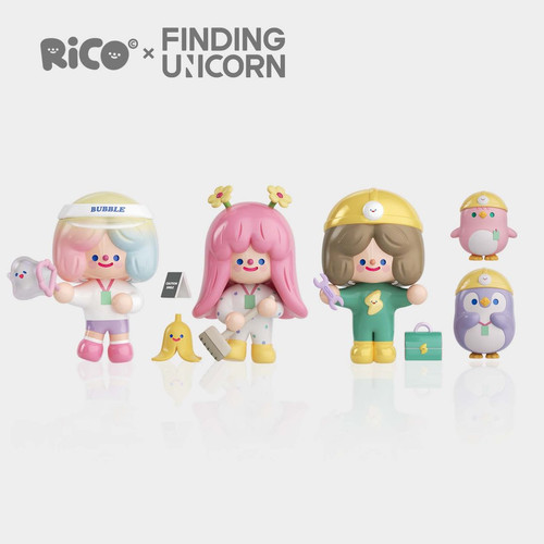 FINDING UNICORN RiCO Happy Factory Series Blind Box Funny Lab