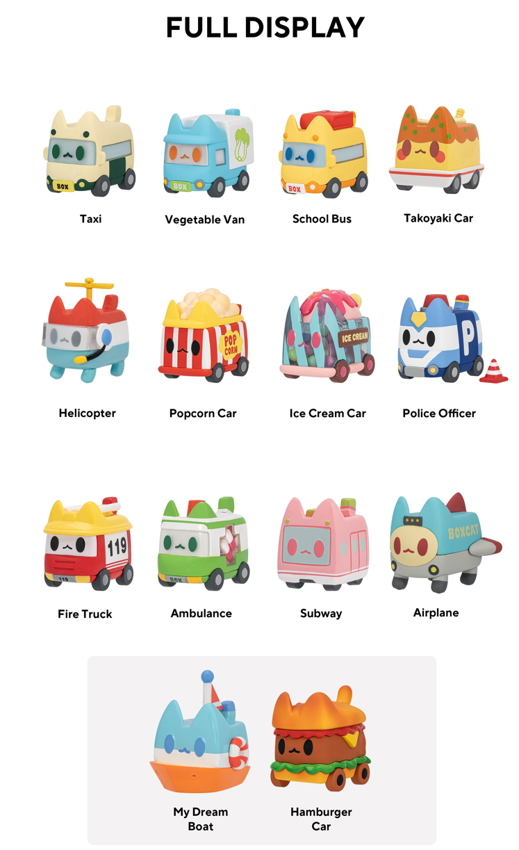 Thumbnail: FINDING UNICORN Boxcat Transport Collection Series Blind Box