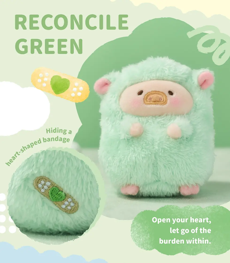Thumbnail: ToyZeroPlus Lulu The Piggy Rainbow Sheep Plush Series Blind Box