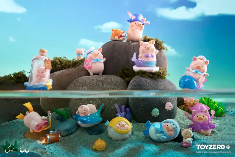 Thumbnail: ToyZeroPlus Lulu The Piggy Ocean Series Blind Box