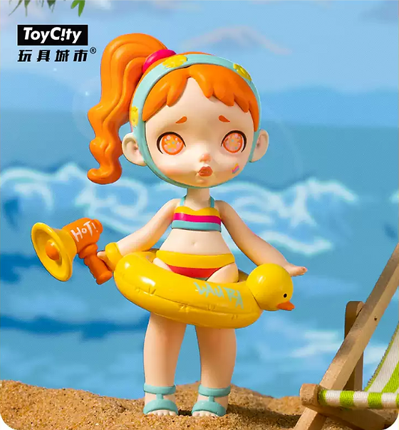 ゲームキャラクター LAURA toycity POP MART ToyCity Laura Pool Fisht Series Blind Box | Funny Lab