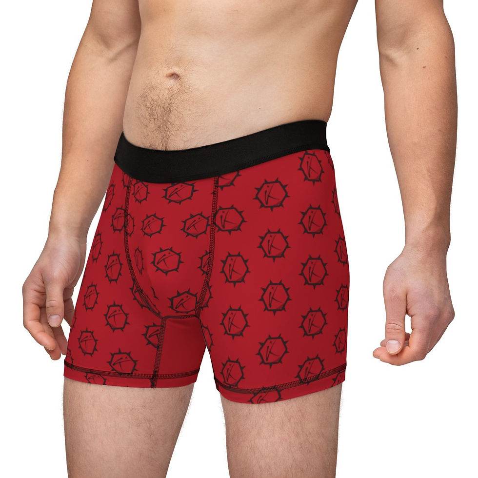 Thumbnail: Men's Logo Boxers (Dark Red)