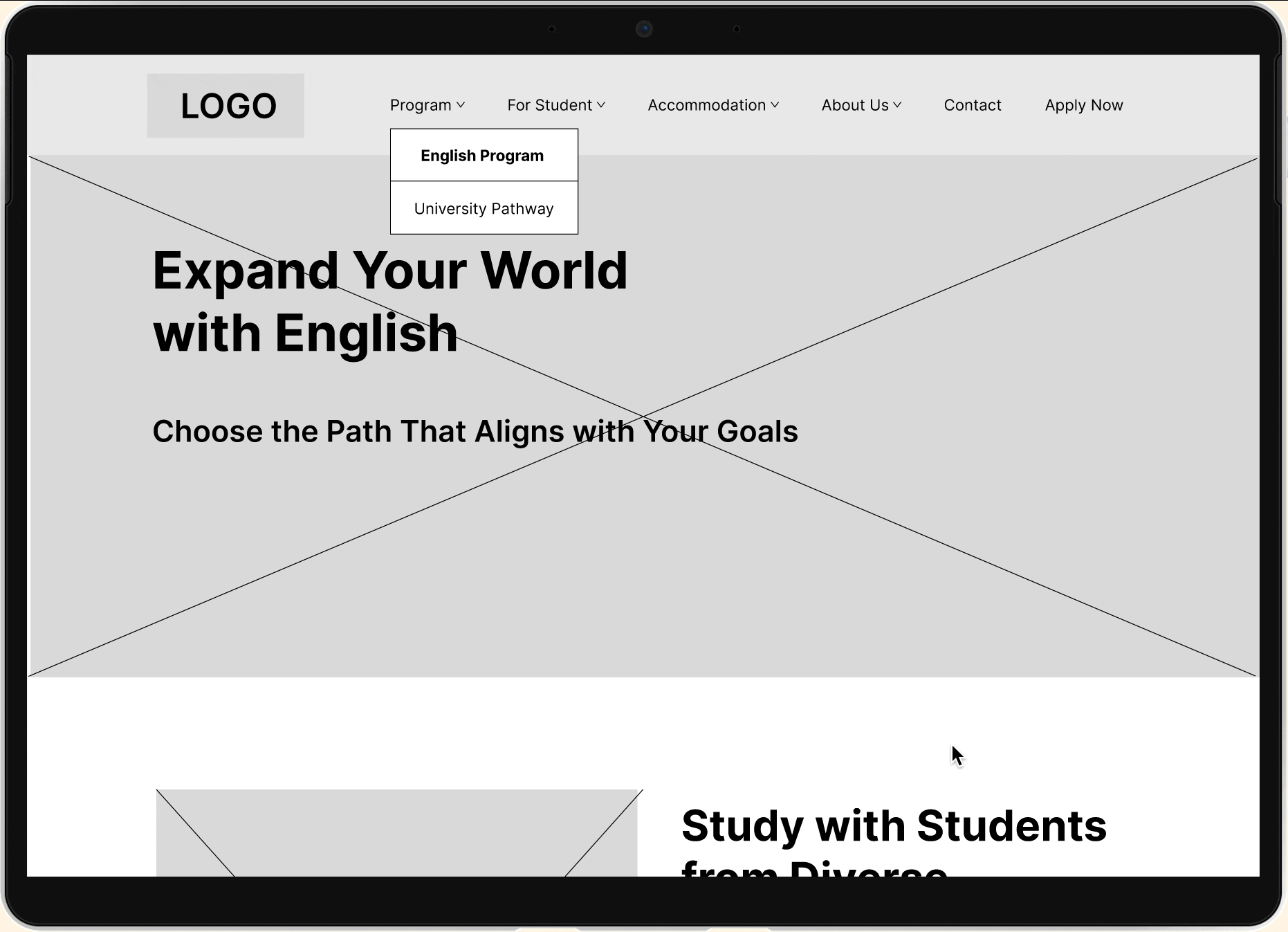english program lo-fi yellow bg