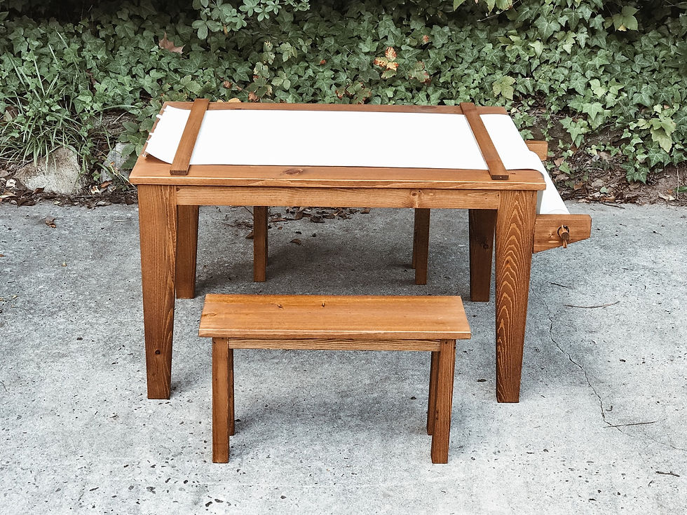 Thumbnail: Kids Craft Table & Benches