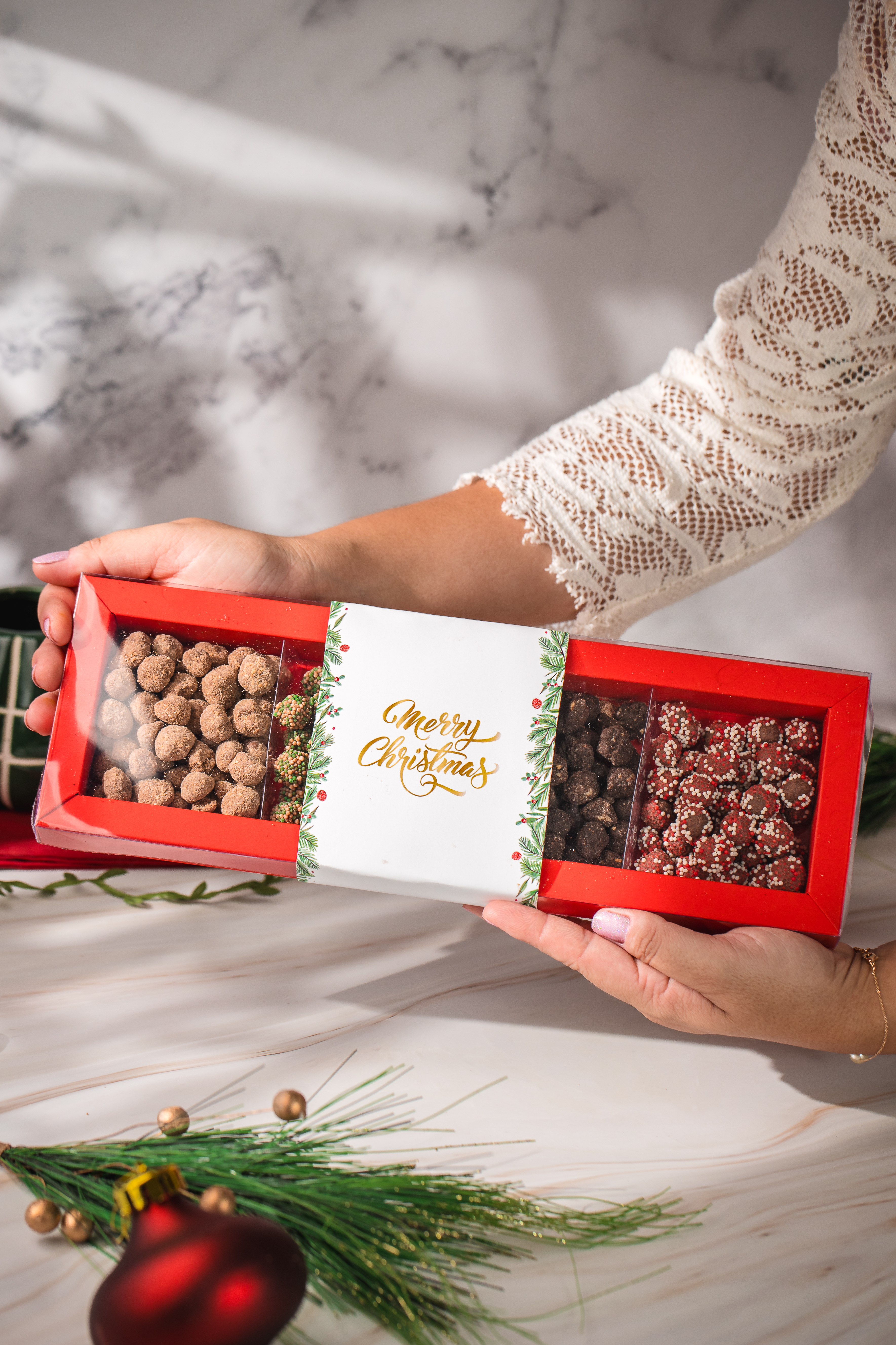 Arranged Food and Objects