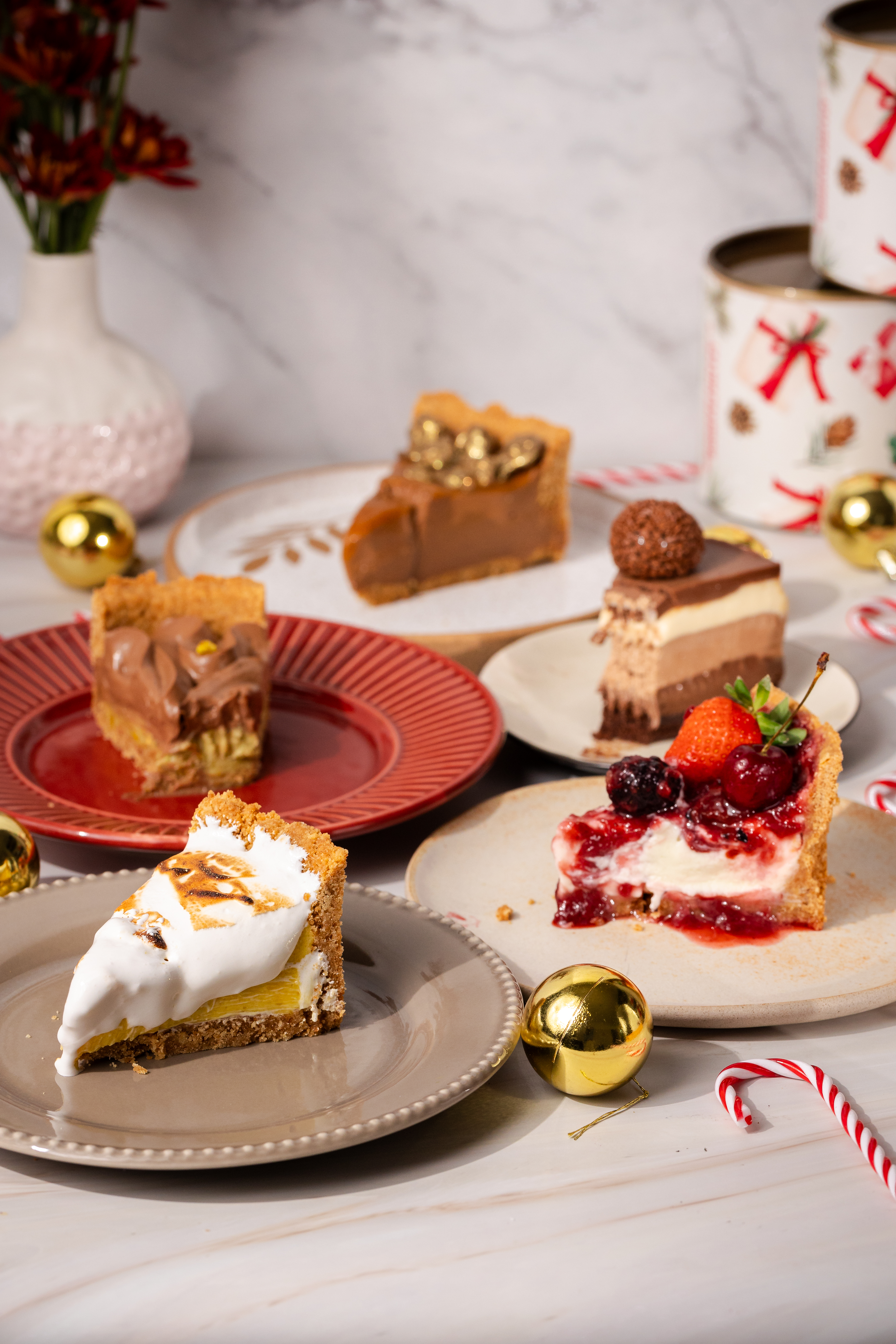 Arranged Food and Objects