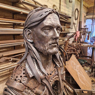 Bust of Lemmy from Motörhead