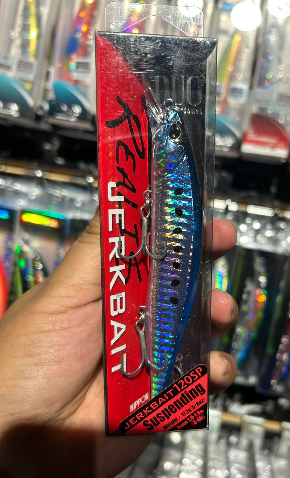Señuelo DUO® Realis JerkBait 120SP Clear Blue Sardine