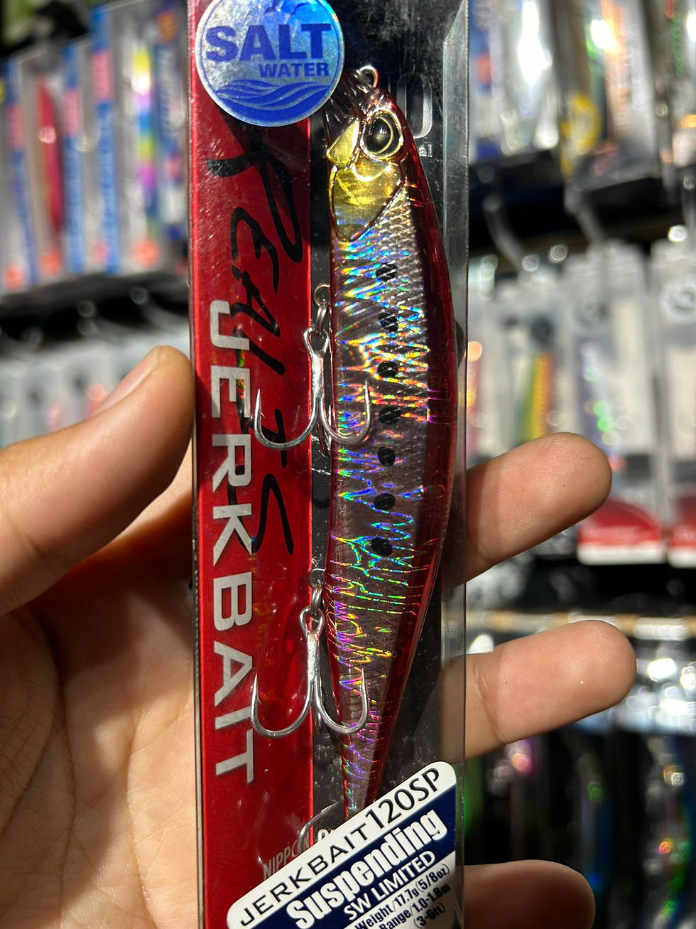 Señuelo DUO® Realis JerkBait 120SP SW FIRE SARDINE