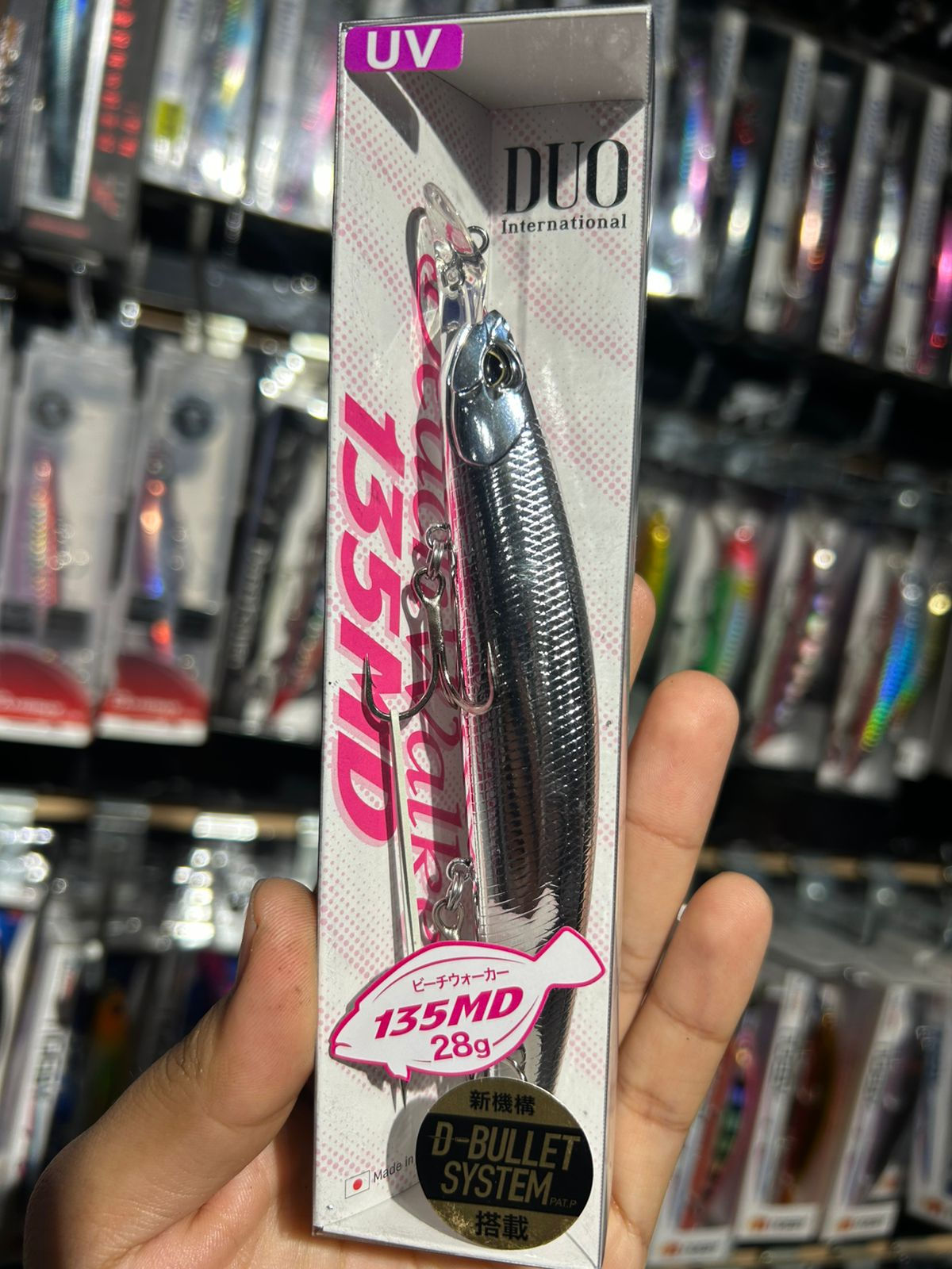 Señuelo Duo Beach Walker 135 MD / Uv Silver