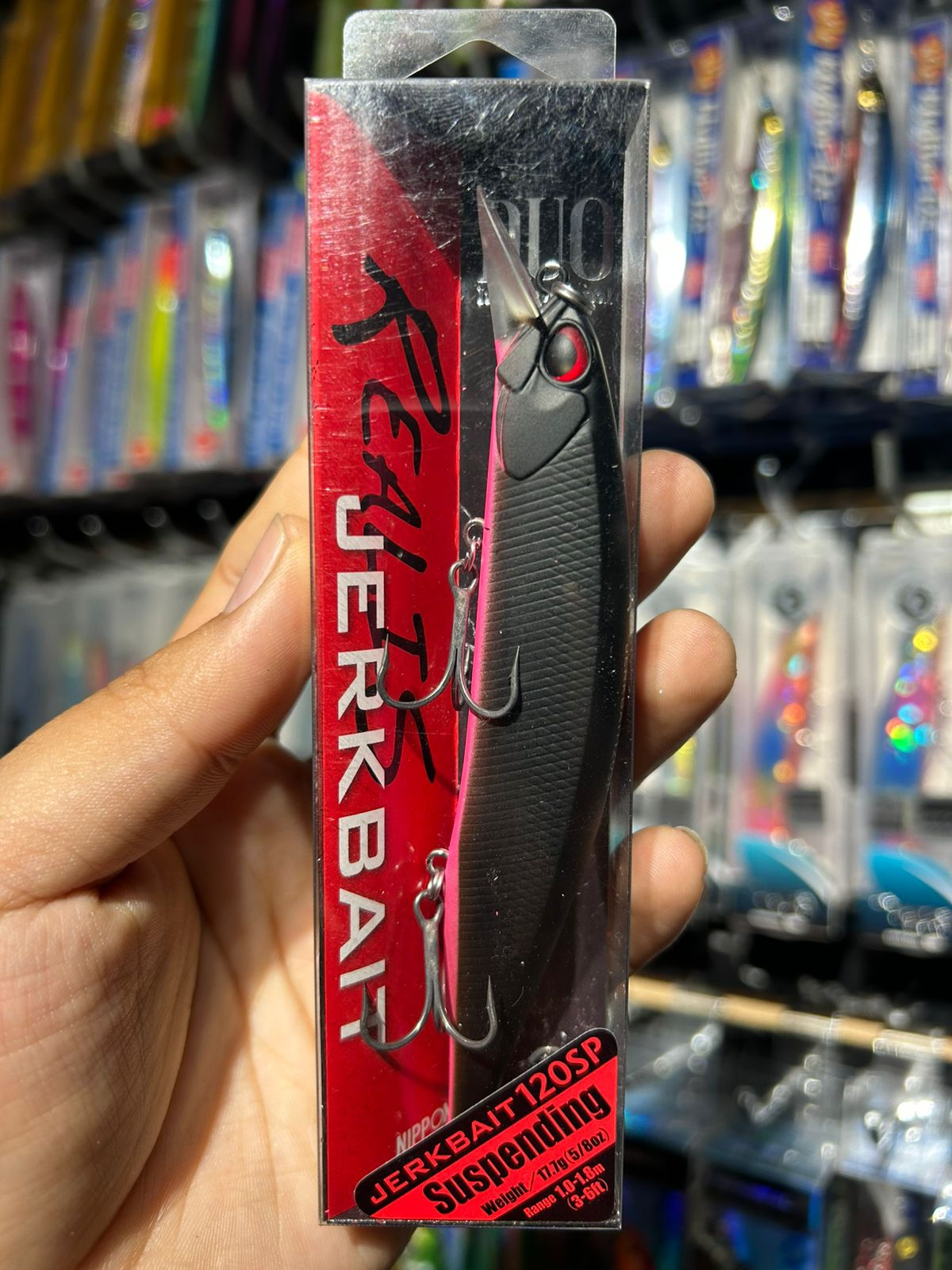Señuelo DUO® Realis JerkBait 120SP Mat Black PB