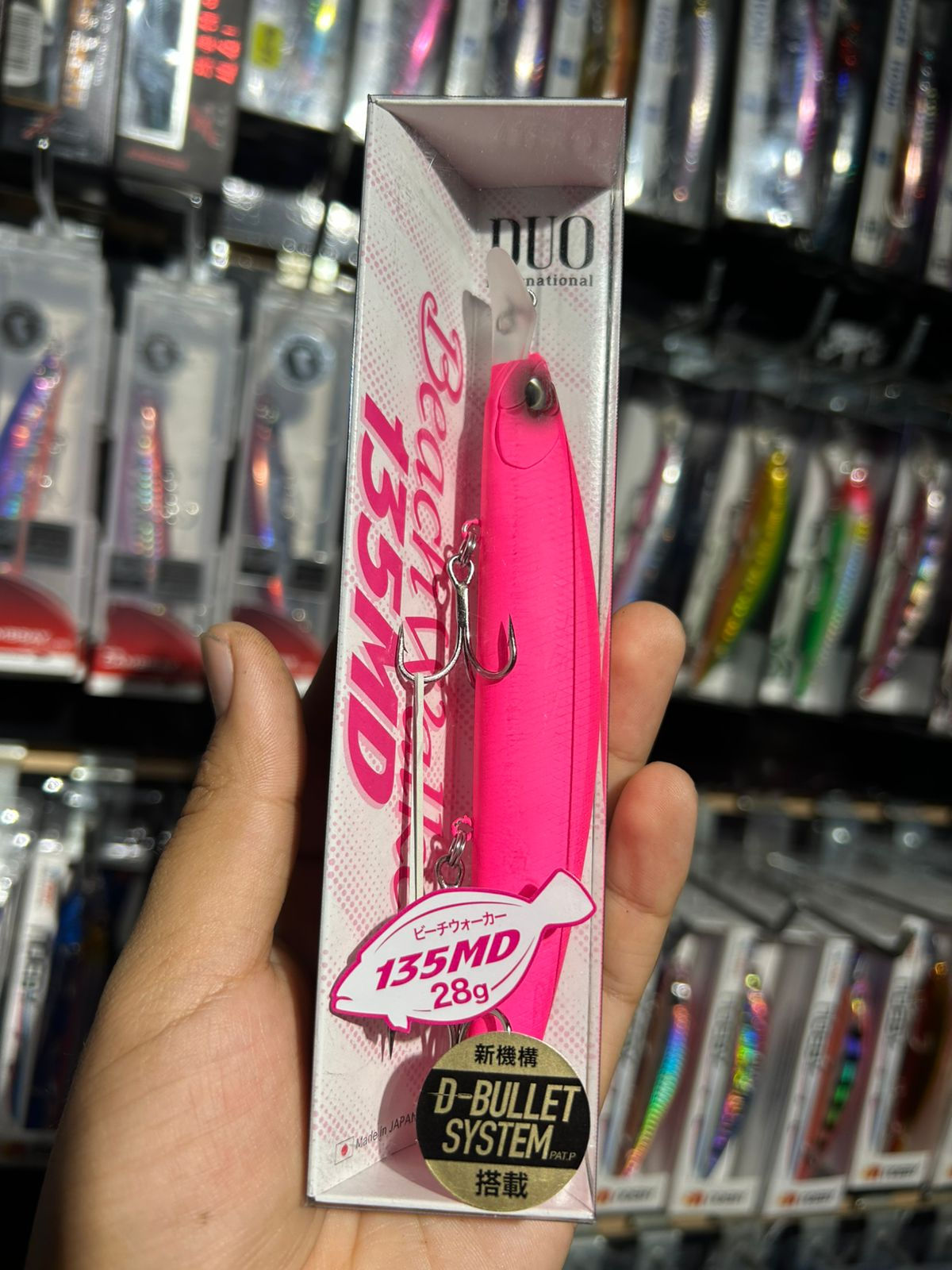 Señuelo Duo Beach Walker 135 MD / Mat Pink