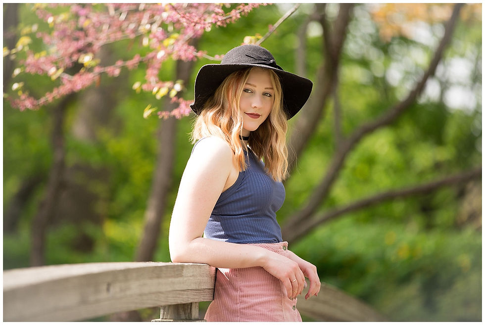 Senior Pictures Bridge Madison Olbrich