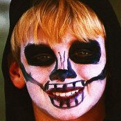 Maquillaje de calavera o esqueleto