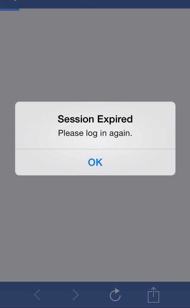 facebook session expired jan 2021