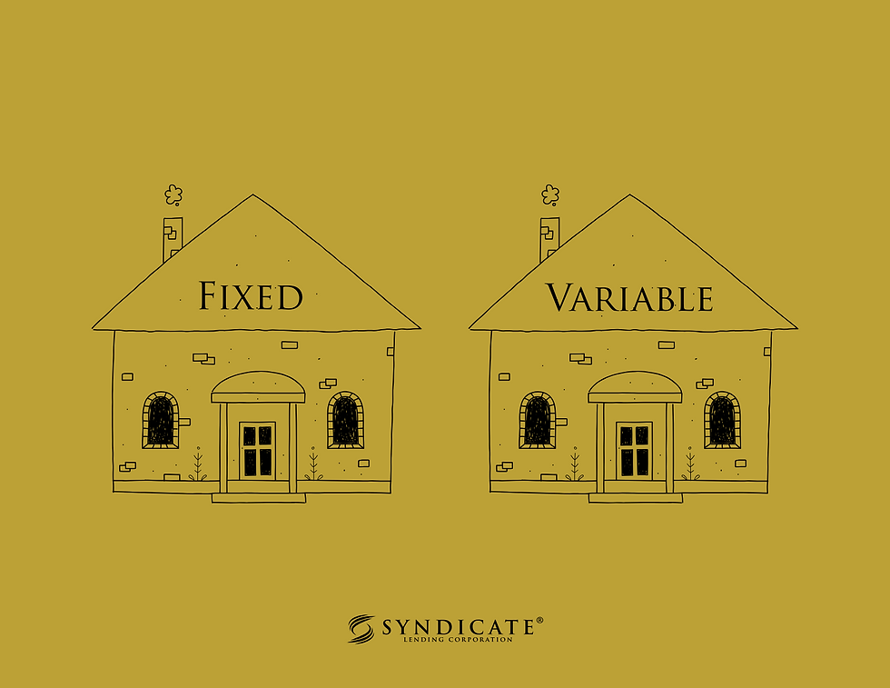 fixed vs variable mortgage rates