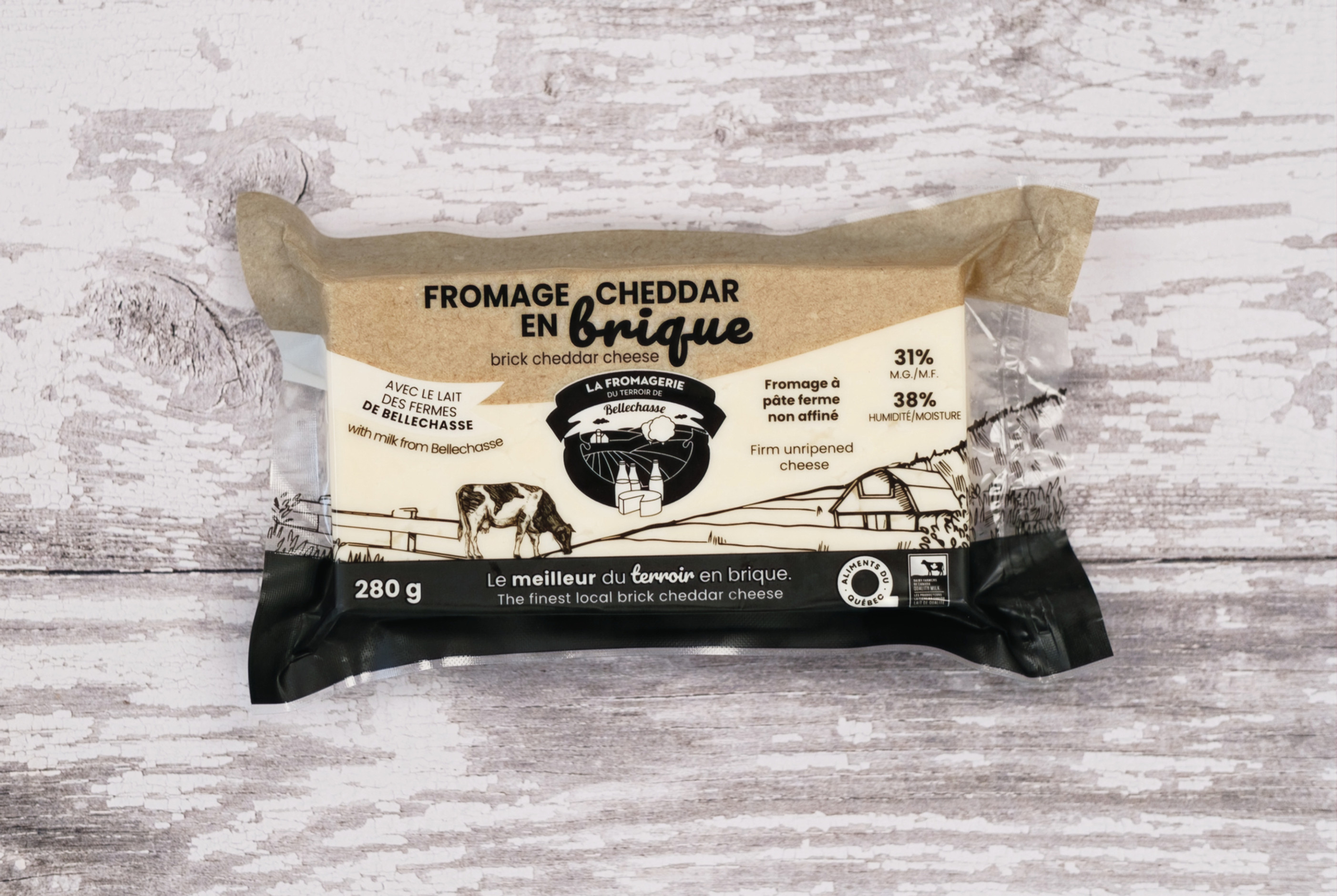 BRIQUE DE CHEDDAR FRAIS