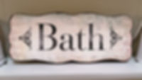 Bath Wall or Door Plaque at Green's Home