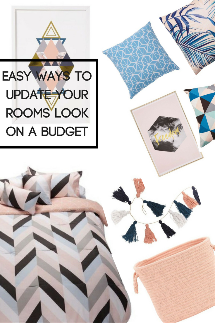 Easy ways to update the look of your room on a budget!