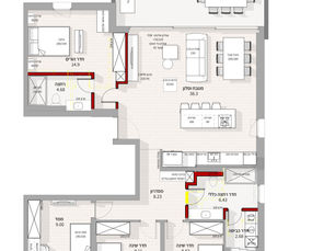  יד ראשונה מקבלן - מלאה בבטון במודיעין