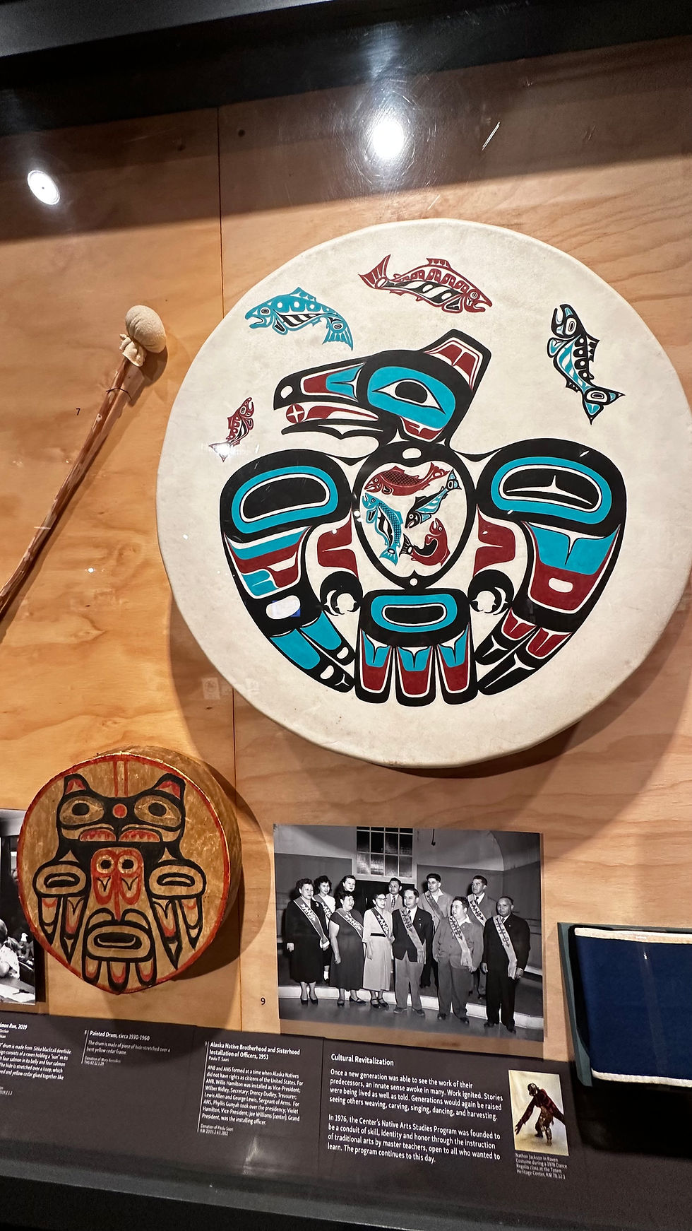 Tlingit ceremonial drums