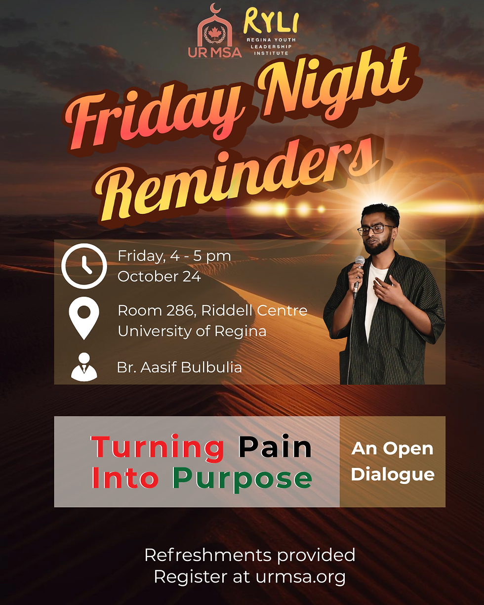 Friday Night Reminders