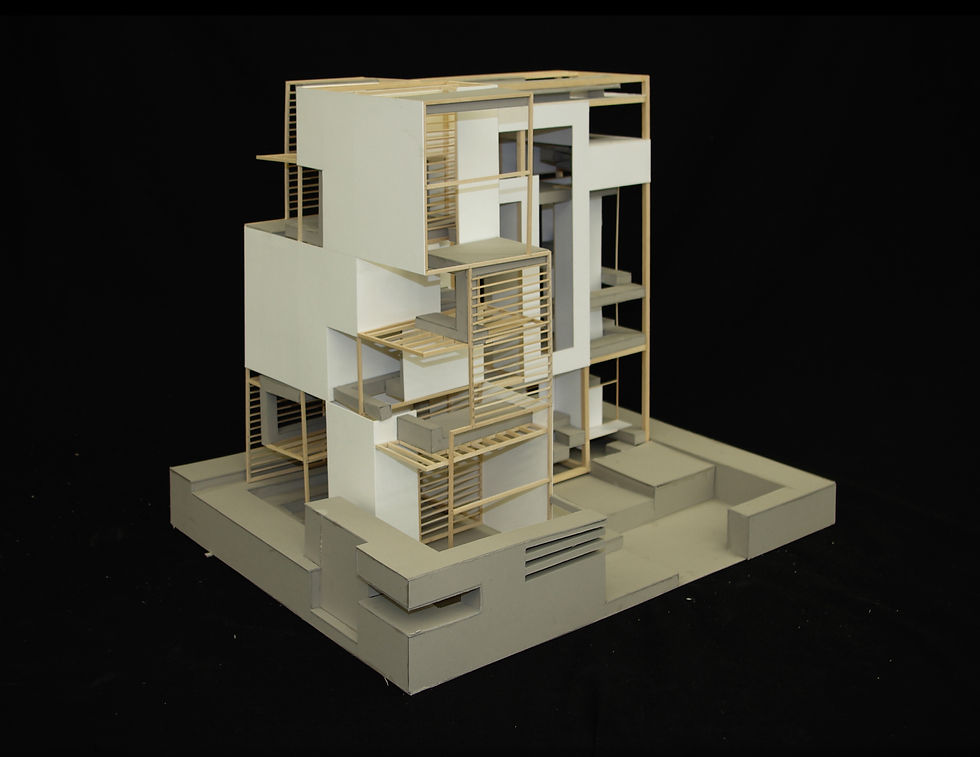 Model on a Base with Neighbor