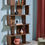 Thumbnail: MADE.COM Dark Stain Oak Nyla Tall Shelving Unit