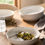 Thumbnail: Set of 4 White Moderna Pasta Bowls