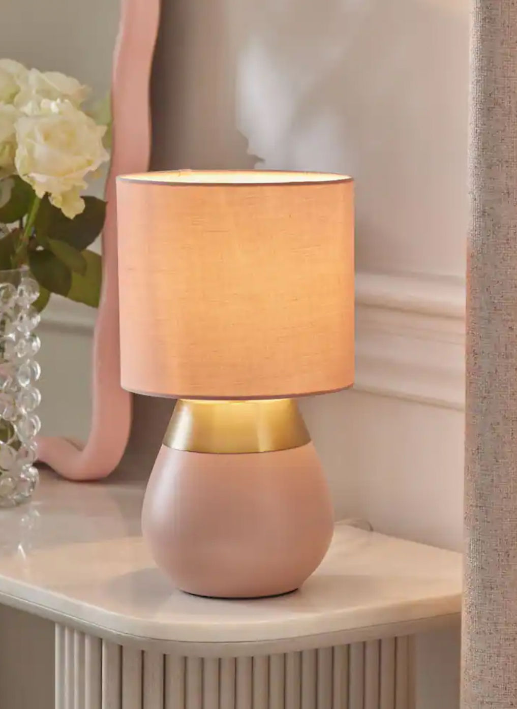Pink Kit Table Lamp