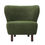 Thumbnail: Libra Green Lewis Wingback Occasional Boucle Chair