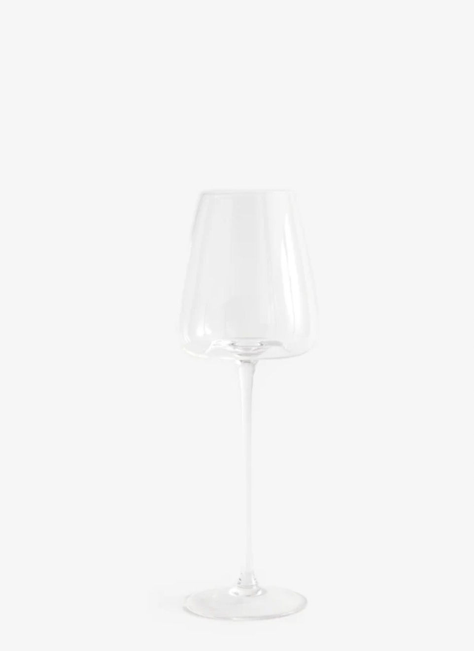 縮圖：Clear Tapered Set of 4 White Wine Glasses