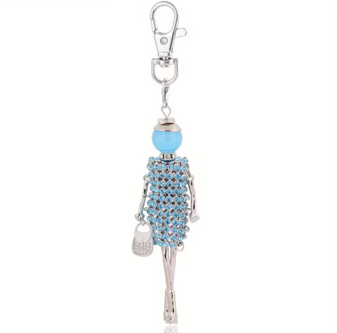 Doll Keychain Blue