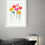 Thumbnail: East End Prints White Little Happy Flowers Framed Print Wall Art