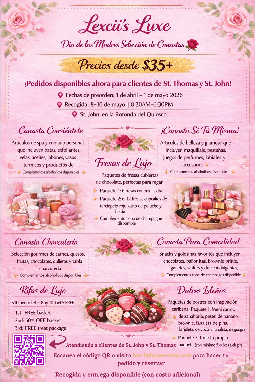 Lexcii's Luxe Events Mother's Day Flyer (Spanish Version).png