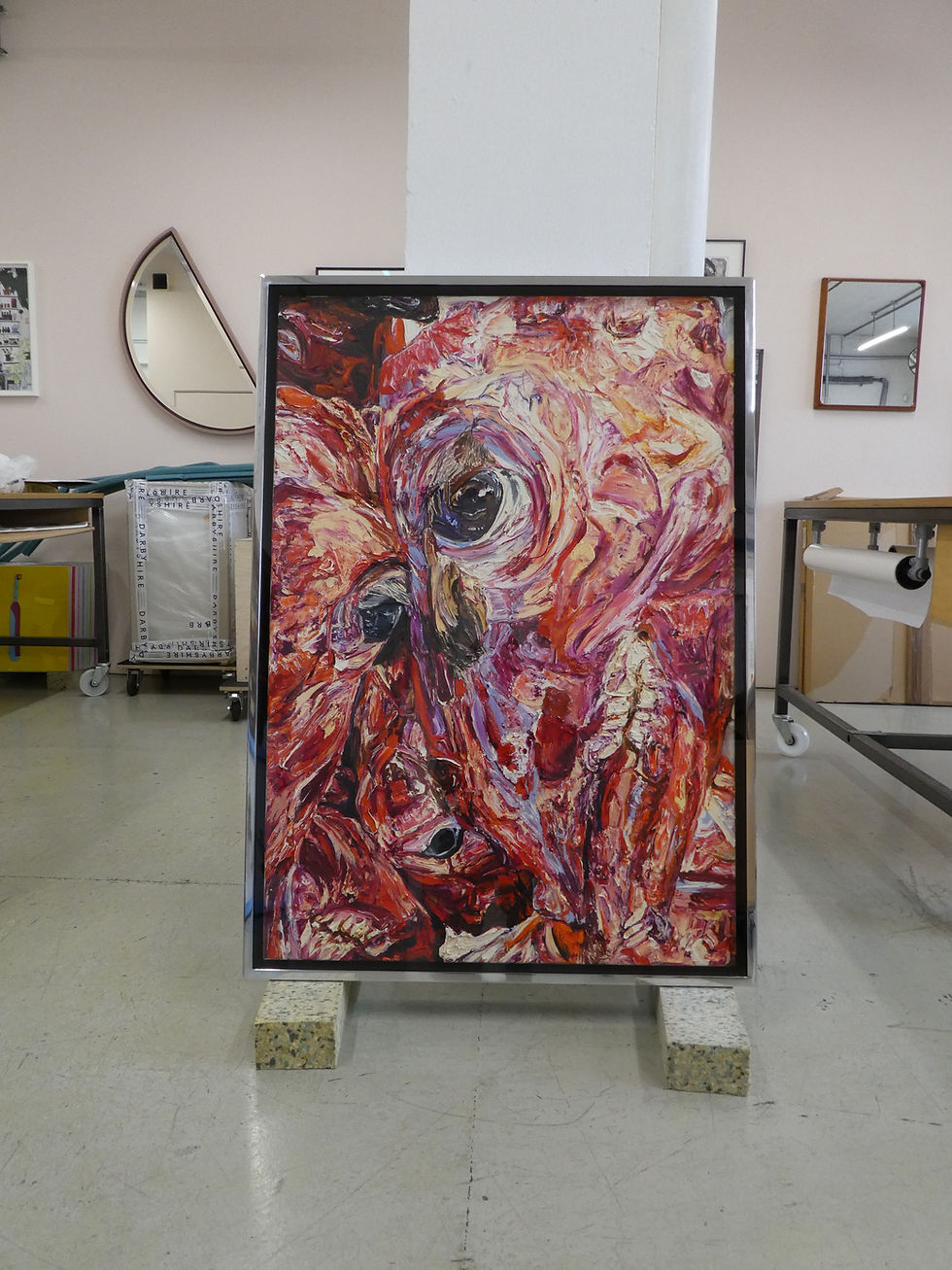 Humanity - tipping point (framed painting)